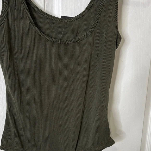 Lulu's Dark Olive Bodysuit - Picture 4 of 4